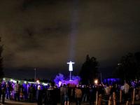 The angel flying at Bethlehem