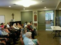 Listening to a Missionary speak