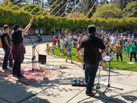 Singing at Central Park