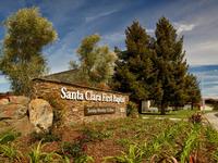 The front of the church