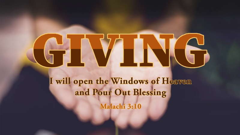 Giving - The Divine Plan